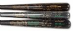 GOOSE GOSSAGES 1977 NATIONAL LEAGUE ALL-STARS, 1978 NEW YORK YANKEES WORLD CHAMPIONS AND 1981 NEW YORK YANKEES AMERICAN LEAGUE CHAMPIONS COMMEMORATIVE BLACK BATS (GOSSAGE LOA)