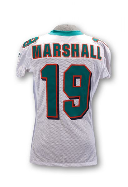 BRANDON MARSHALL 11/14/2010 MIAMI DOLPHINS GAME ISSUED JERSEY (NFL COA) 