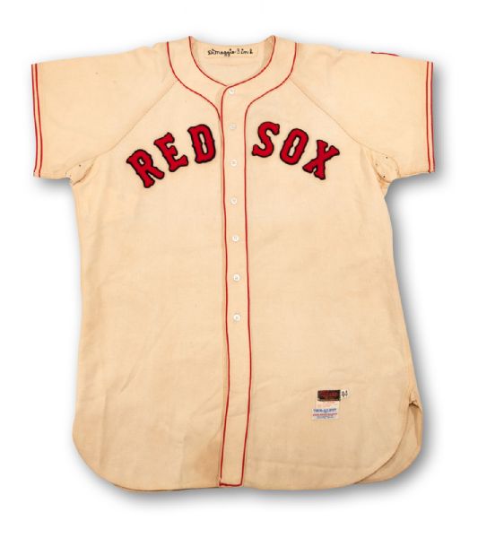 1950 DOM DIMAGGIO BOSTON RED SOX GAME WORN HOME JERSEY (MEARS A9)