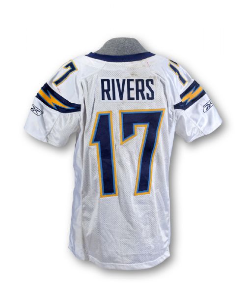 PHILIP RIVERS 9/16/2007 SAN DIEGO CHARGERS GAME WORN JERSEY (CHARGERS COA)