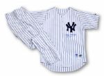 GOOSE GOSSAGES 1996 NEW YORK YANKEES OLD TIMERS GAME WORN & SIGNED HOME UNIFORM (GOSSAGE LOA)