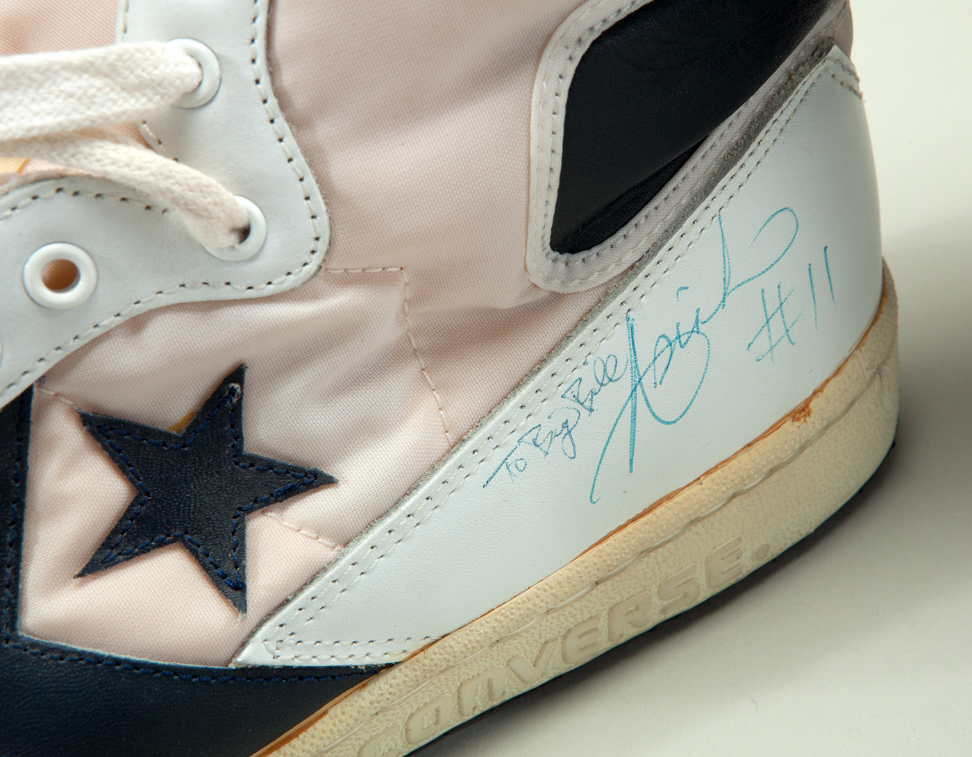 Pair of (2) Isiah Thomas Signed Converse Shoes HOF 2000 & Top 50  Greatest (TriStar Hologram)