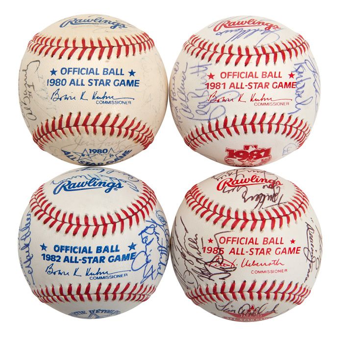 Baseball, signed at the 1982 All Star Game