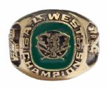 GOOSE GOSSAGES 1992 OAKLAND As AMERICAN LEAGUE WESTERN DIVISION CHAMPIONS RING (GOSSAGE LOA)