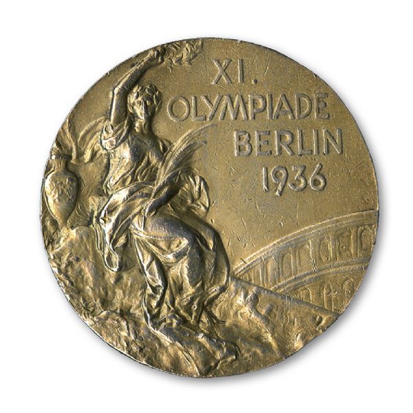 JESSE OWENS 1936 OLYMPIC GOLD MEDAL FROM BERLIN GERMANY FROM THE ESTATE OF BILL "BOJANGLES" ROBINSON