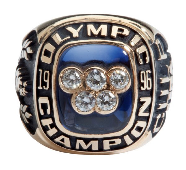 1996 TEAM USA BASKETBALL OLYMPIC CHAMPIONS (ATLANTA) RING ISSUED TO TRAINER RAY CULP