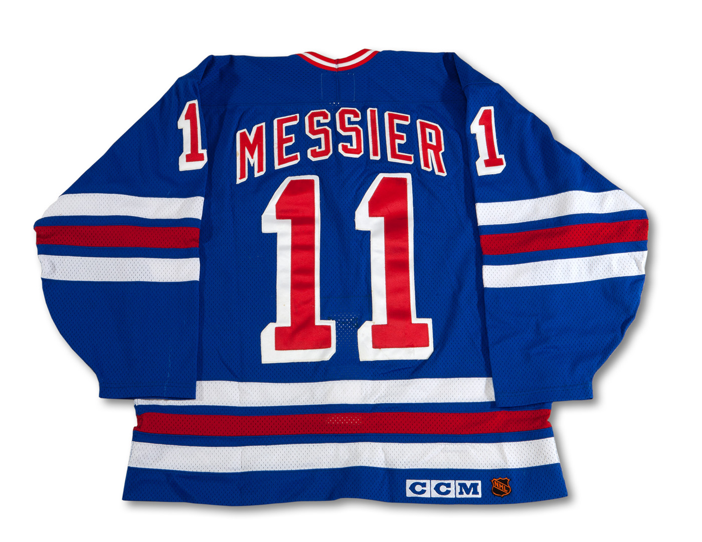 Mark Messier New York Rangers Autographed Retro CCM Hockey Jersey