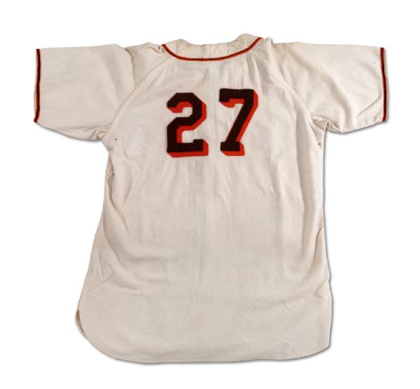 Lot Detail - 1946 NELS POTTER ST. LOUIS BROWNS GAME WORN HOME JERSEY ...