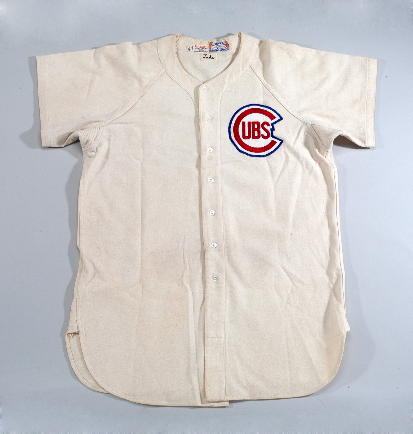 1994-96 Chicago Cubs Game Issued Blue Jersey Alternate 48 DP22166