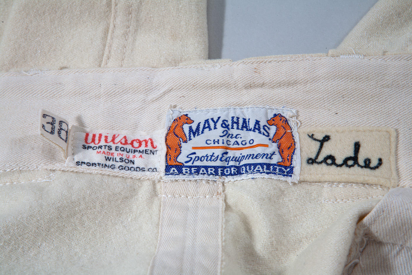 Lot Detail - 1948 DOYLE LADE CHICAGO CUBS GAME WORN HOME JERSEY W/ PANTS  (DELBERT MICKEL COLLECTION)