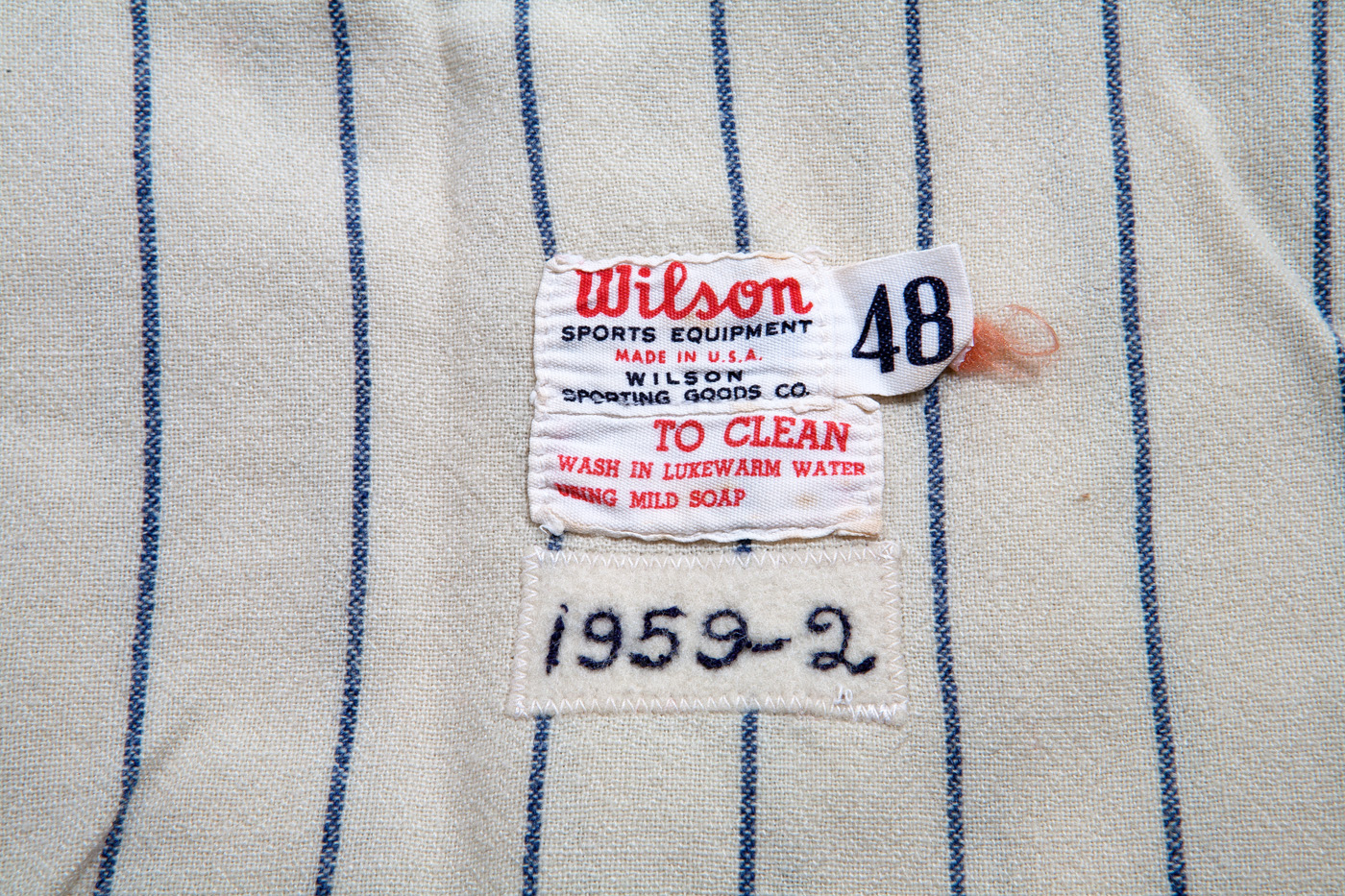 Lot Detail - 1959 TED KLUSZEWSKI CHICAGO WHITE SOX GAME WORN HOME JERSEY  (MEARS A10) (DELBERT MICKEL COLLECTION)