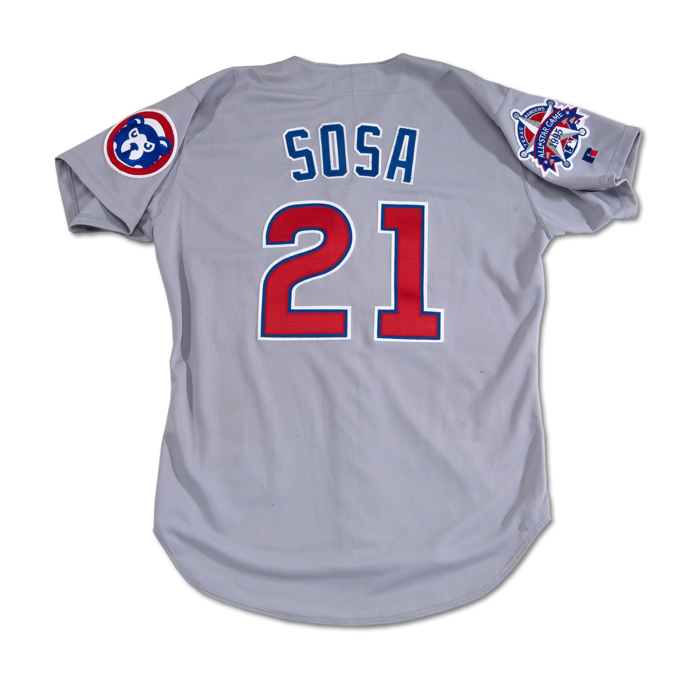 Lot Detail - 1995 SAMMY SOSA AUTOGRAPHED ALL-STAR GAME WORN CHICAGO CUBS  ROAD JERSEY (NSM COLLECTION)
