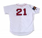 1994 ROGER CLEMENS BOSTON RED SOX GAME WORN HOME JERSEY (NSM COLLECTION)