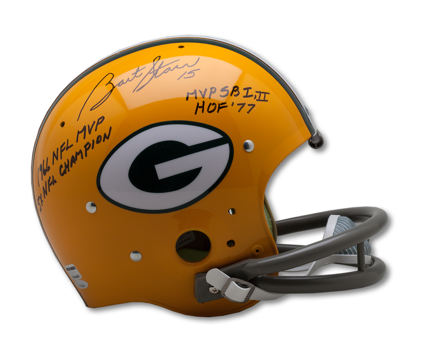 Lot Detail - BART STARR AUTOGRAPHED GREEN BAY PACKERS FULL SIZE