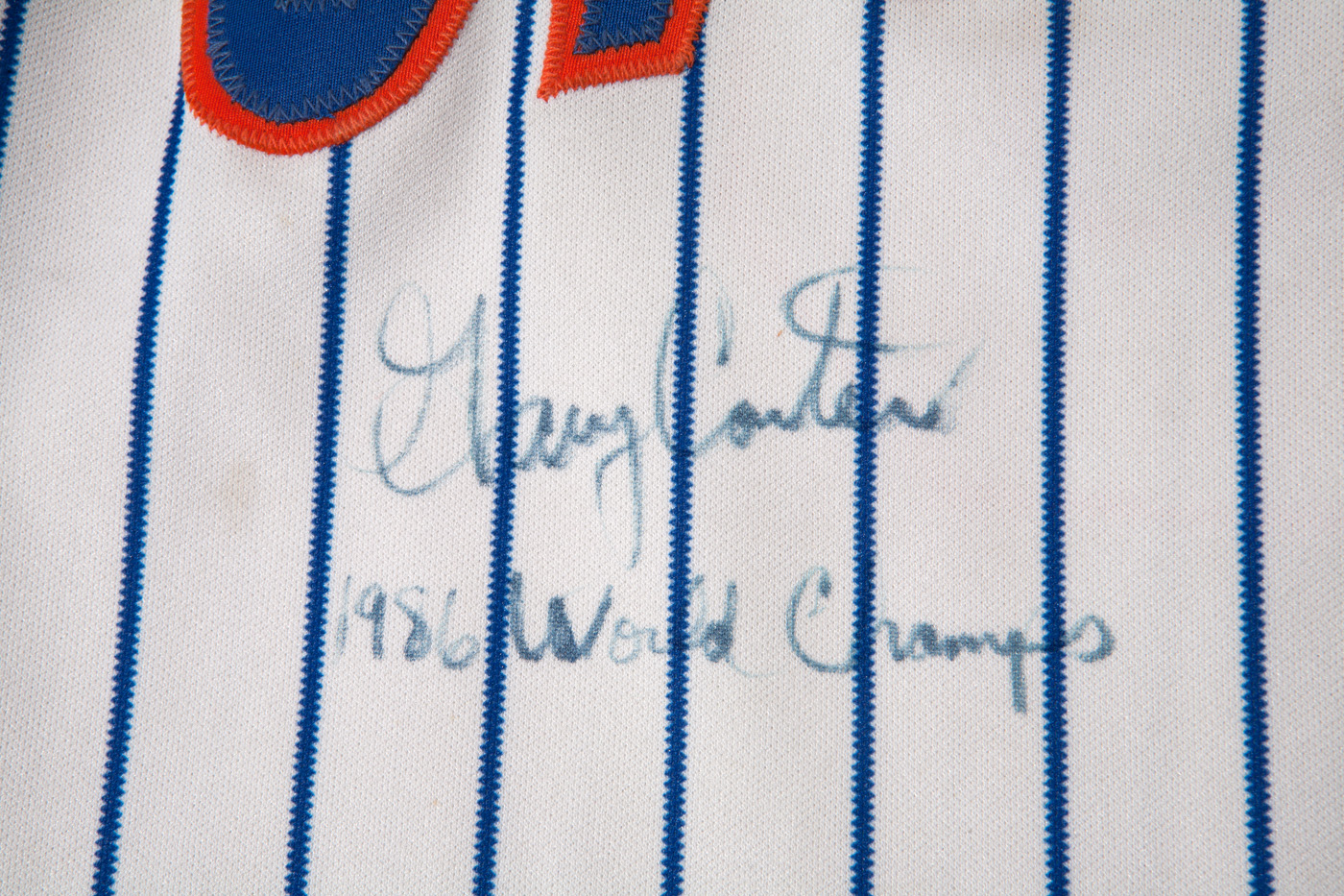 Lot Detail - 1986 Gary Carter New York Mets MLB Playoffs Game-Used