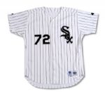 1992 CARLTON FISK AUTOGRAPHED CHICAGO WHITE SOX GAME WORN HOME JERSEY (NSM COLLECTION)