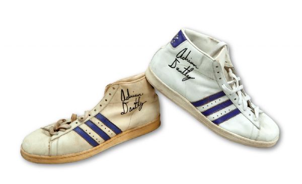 ADRIAN DANTLEY GAME WORN AND AUTOGRAPHED ADIDAS SHOES (FICKE LOA)
