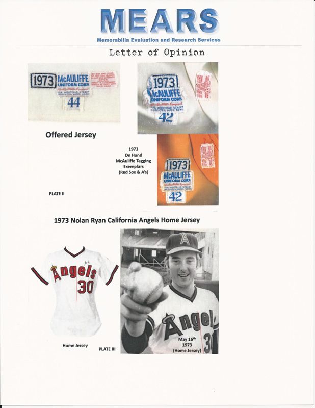 Lot Detail - 1973 Nolan Ryan California Angels Game-Used Road Jersey  (Photo-Matched & Graded 9 • Outstanding Wear • Single Season Strikeout  Record & 2x No-Hitter Season)