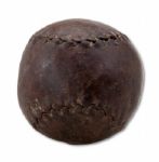 1880S FIGURE EIGHT STYLE BASEBALL (NSM COLLECTION)