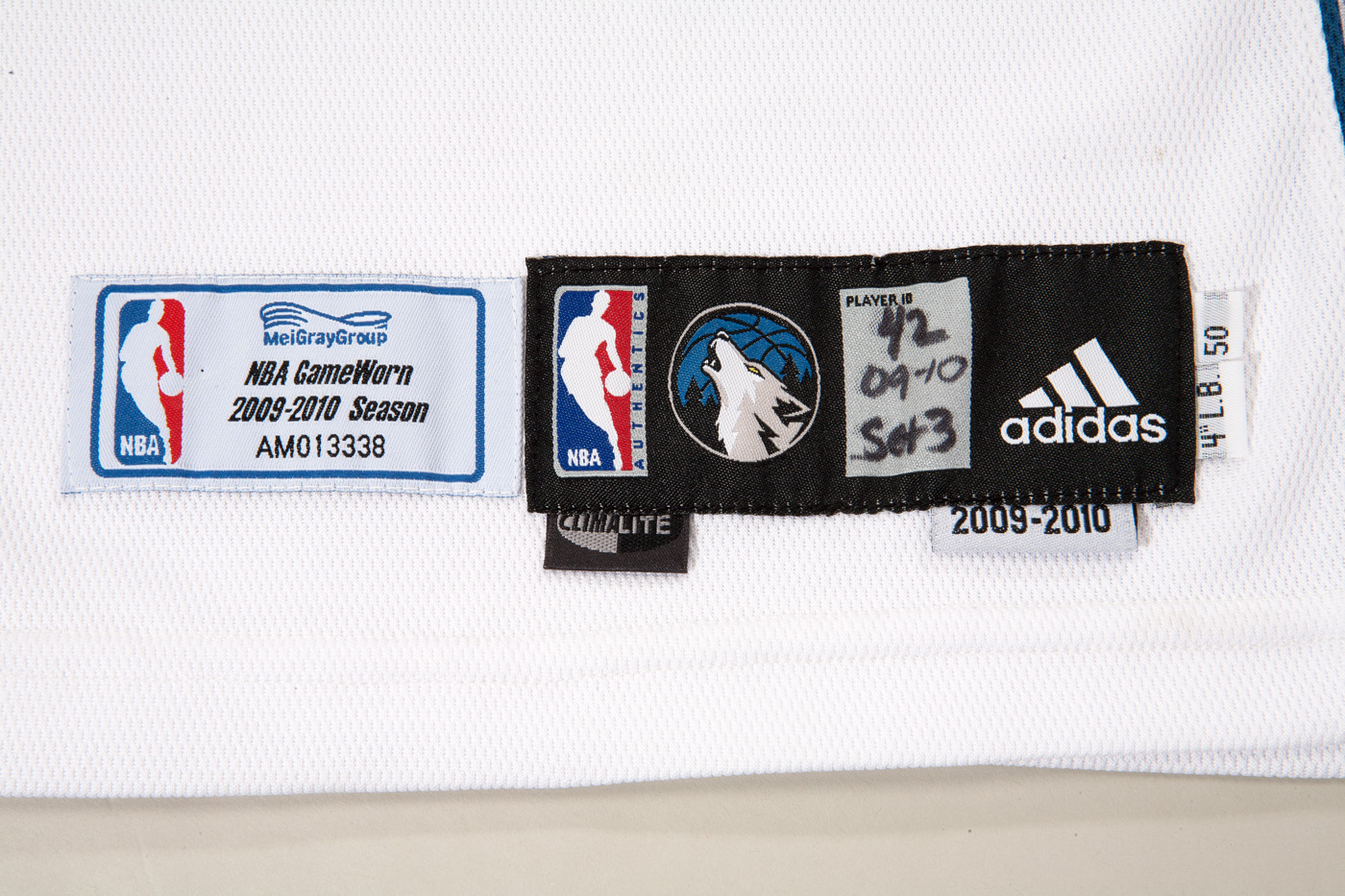 Kevin Love Signed Adidas Game Worn Practice Jersey Autograph Timberwolves  LOA
