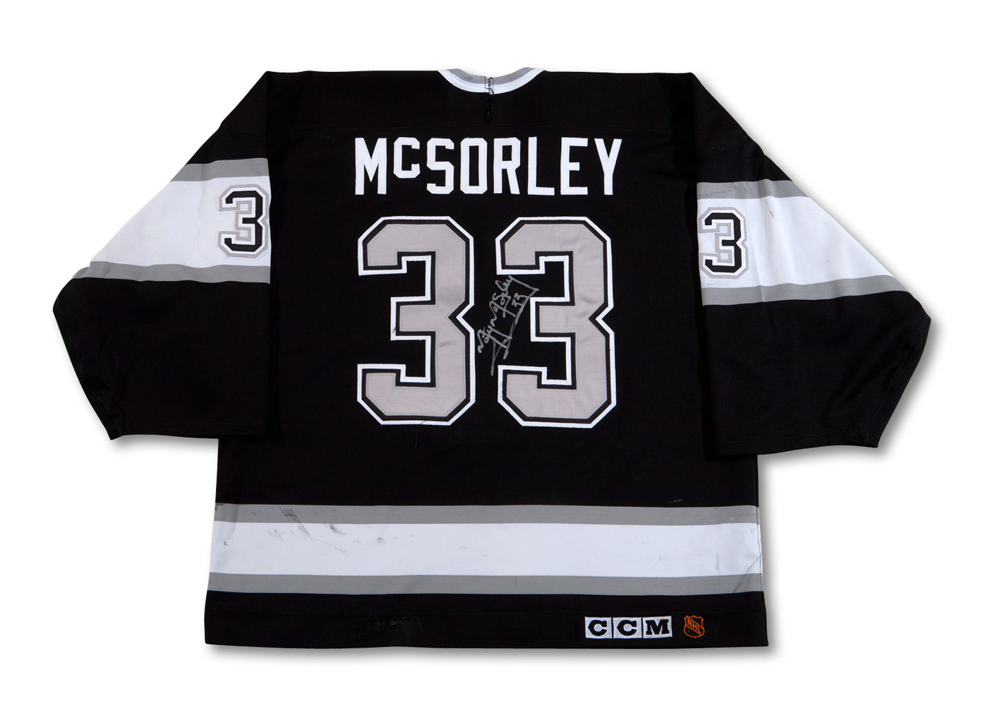 MARTY McSORLEY  Los Angeles Kings 1993 Away CCM Throwback Hockey