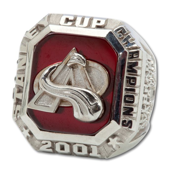 2001 Colorado Avalanche Stanley Cup Championship Ring – Best