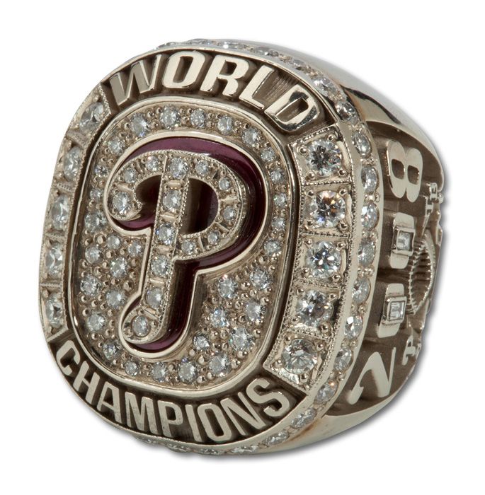 Custom 2008 Philadelphia Phillies MLB World Series Championship Ring