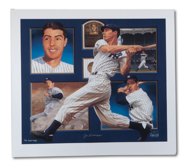 JOE DIMAGGIO SIGNED DANNY DAY LITHOGRAPH ARTIST PROOF EDITION #45 OF 56