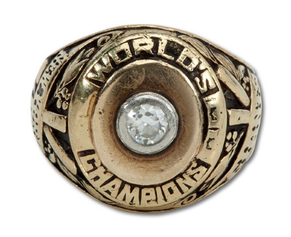 1933 WORLD CHAMPION NEW YORK GIANTS 14K GOLD WORLD SERIES RING (JACK SALVESON)