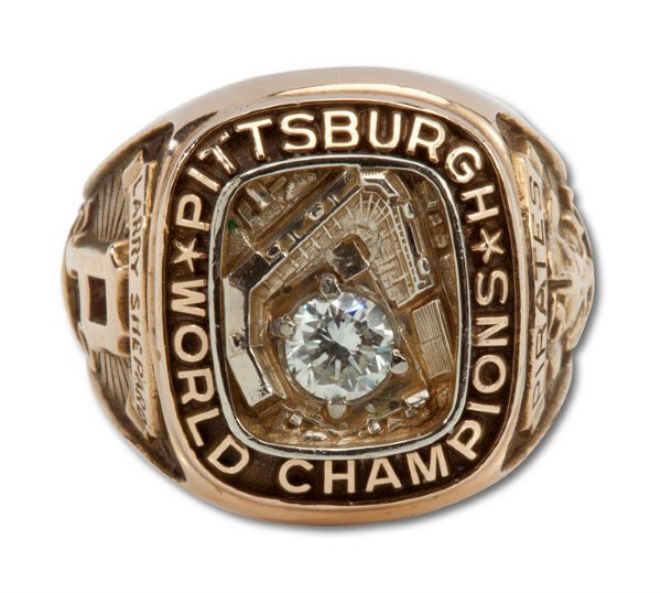 1960 WORLD CHAMPION PITTSBURGH PIRATES 14K GOLD WORLD SERIES RING (LARRY SHEPARD)
