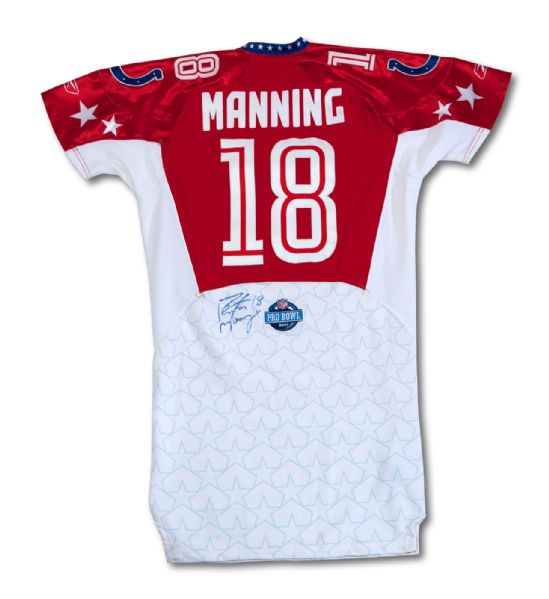 2009 PEYTON MANNING AUTOGRAPHED PRO BOWL (COLTS) GAME ISSUED JERSEY (ZWEIGLE COLLECTION)