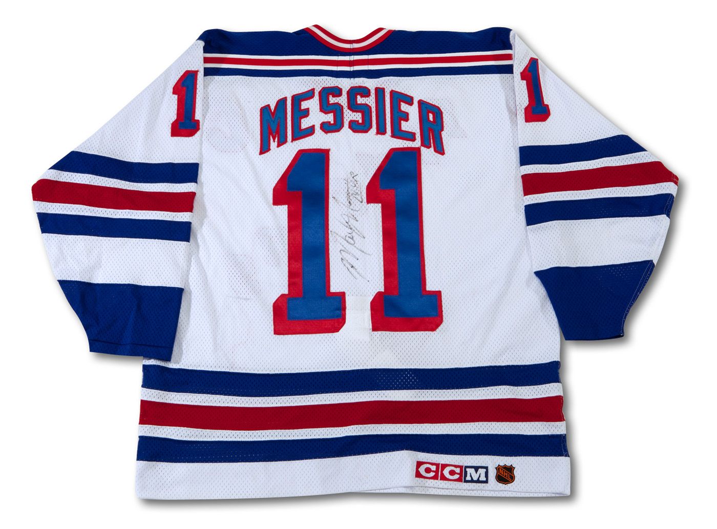 New York Rangers No11 Mark Messier Stitched Blue CCM Throwback NHL Jersey