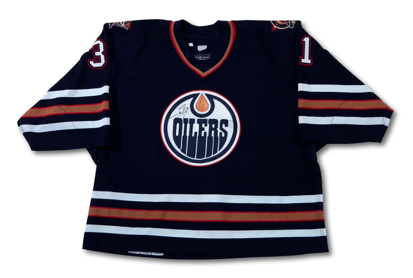 Edmonton Oilers Curtis Joseph autographed jersey. - Imgur