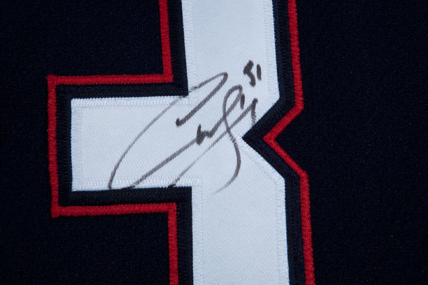 Edmonton Oilers Curtis Joseph autographed jersey. - Imgur