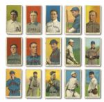 1909-11 T206 BASEBALL LOT OF 281 DIFFERENT INC. 23 HALL OF FAMERS