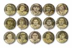 1910-12 P2 SWEET CAPORAL PINS LOT OF 27 DIFFERENT