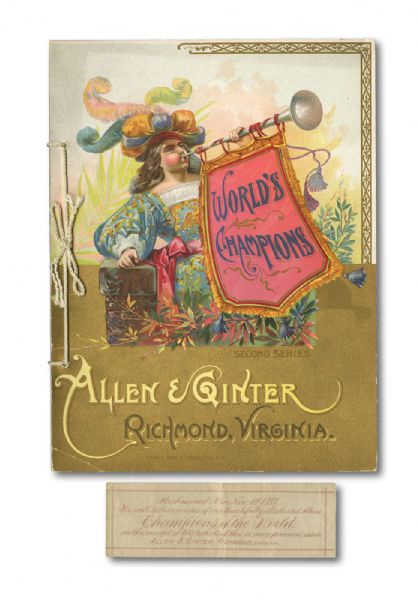 1888 ALLEN & GINTER WORLDS CHAMPIONS SERIES 2 ALBUM (A17)