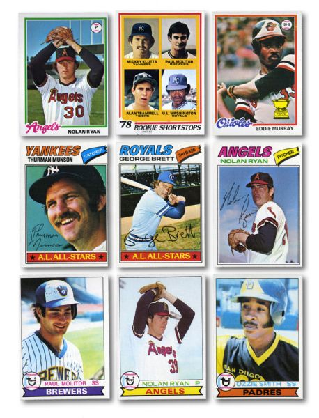 1977, 1978, AND 1979 TOPPS BASEBALL COMPLETE SETS