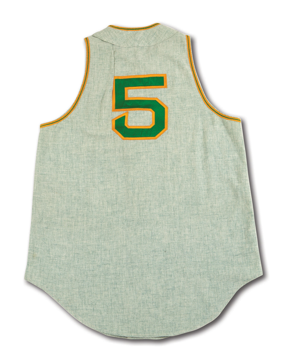 Lot Detail - JOE DIMAGGIO 1969 OAKLAND ATHLETICS GAME WORN AND SIGNED VEST  STYLE ROAD COACH'S JERSEY FROM HIS FINAL YEAR IN BASEBALL