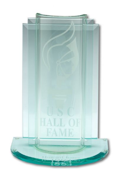 1994 HOWARD JONES USC HALL OF FAME (FOOTBALL)  INDUCTION AWARD (NSM COLLECTION)