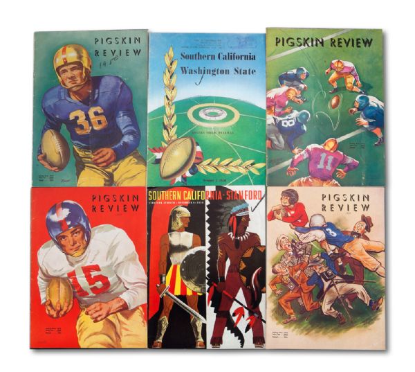 1950 THROUGH 1959 USC MAINLY HOME FOOTBALL PROGRAM LOT OF OVER 75 DIFFERENT