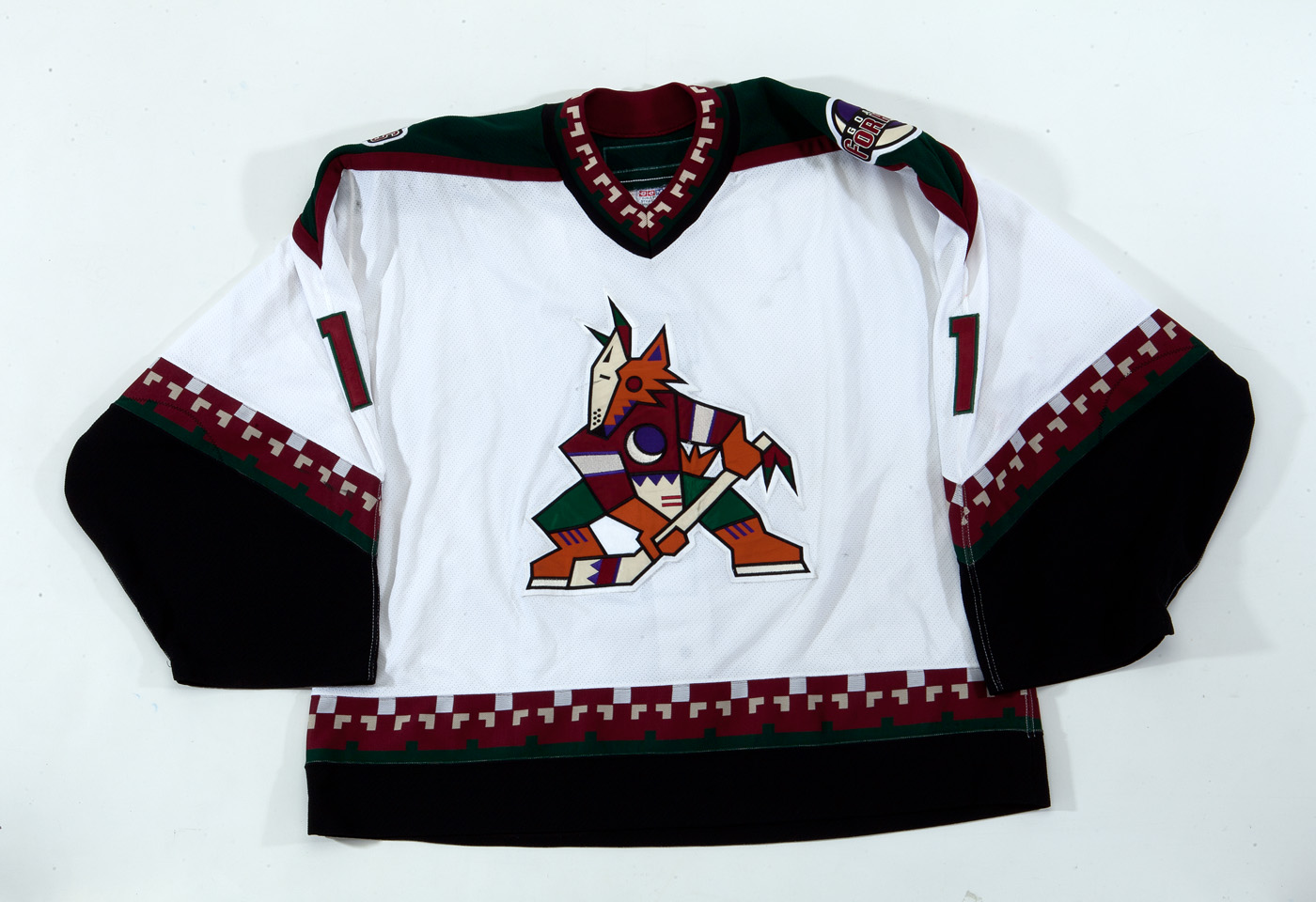 phoenix coyotes game worn jersey