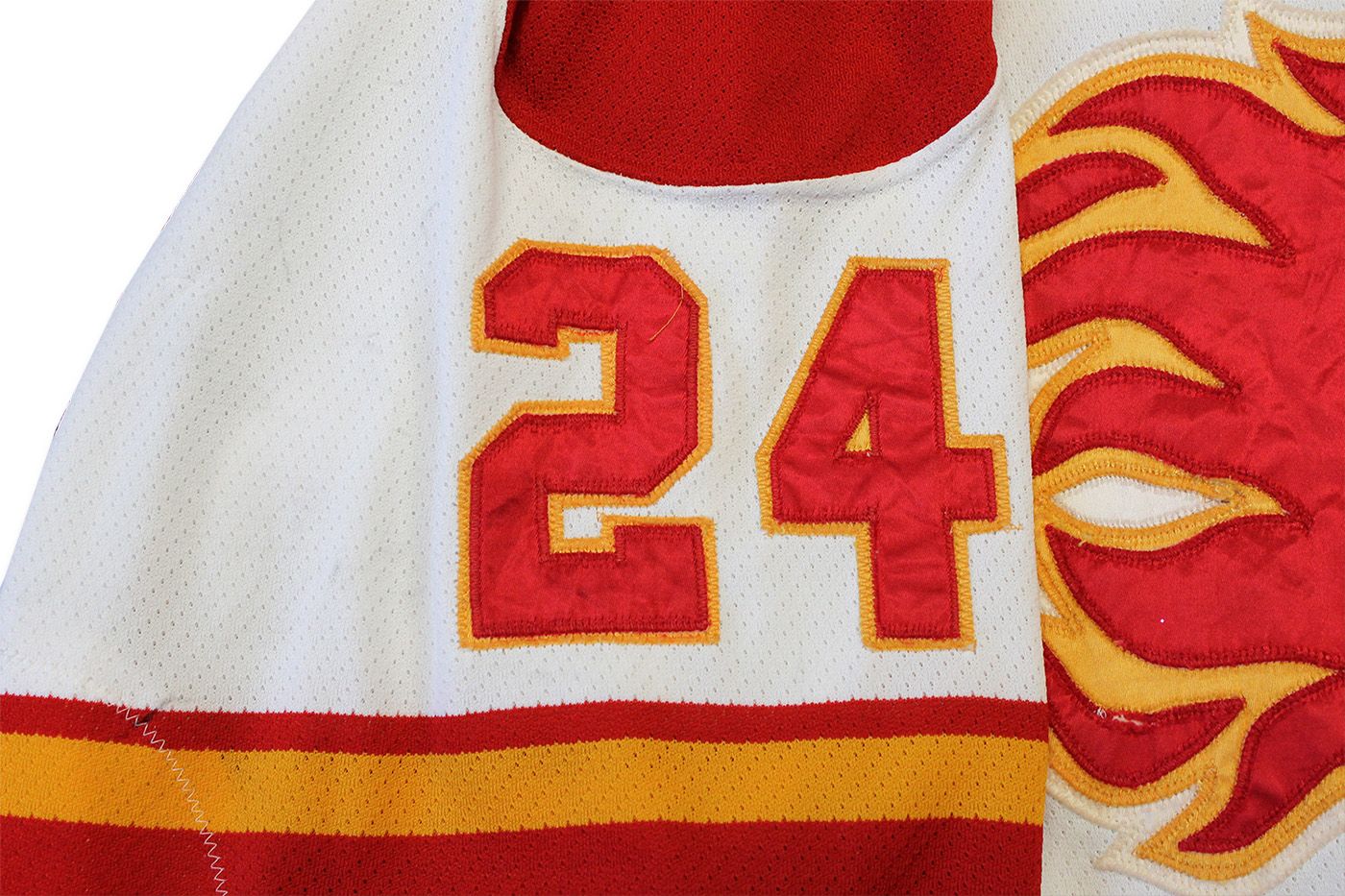 NHL Calgary Flames 1988-89 uniform and jersey original art