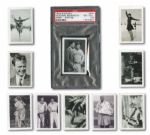 1932 BULGARIA TOBACCO COMPLETE SET OF 272 WITH #256 BABE RUTH/MAX SCHMELING VG-EX+ PSA 4.5
