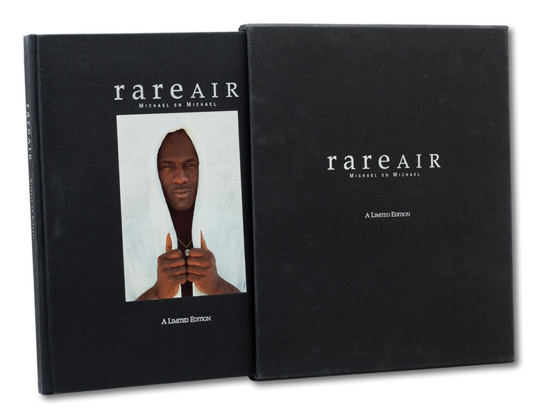 MICHAEL JORDAN AUTOGRAPHED UPPER DECK AUTHENTICATED "RARE AIR" LIMITED EDITION BOOK (#1864/2500)