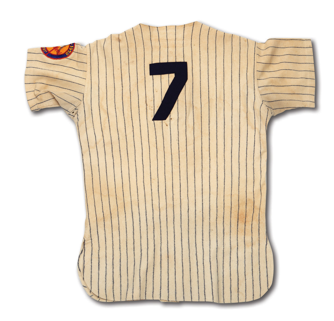 Lot Detail - 1952 MICKEY MANTLE AUTOGRAPHED NEW YORK YANKEES GAME WORN HOME  JERSEY - ONE OF THE EARLIEST MANTLE GAMERS EXTANT (MEARS A7.5)