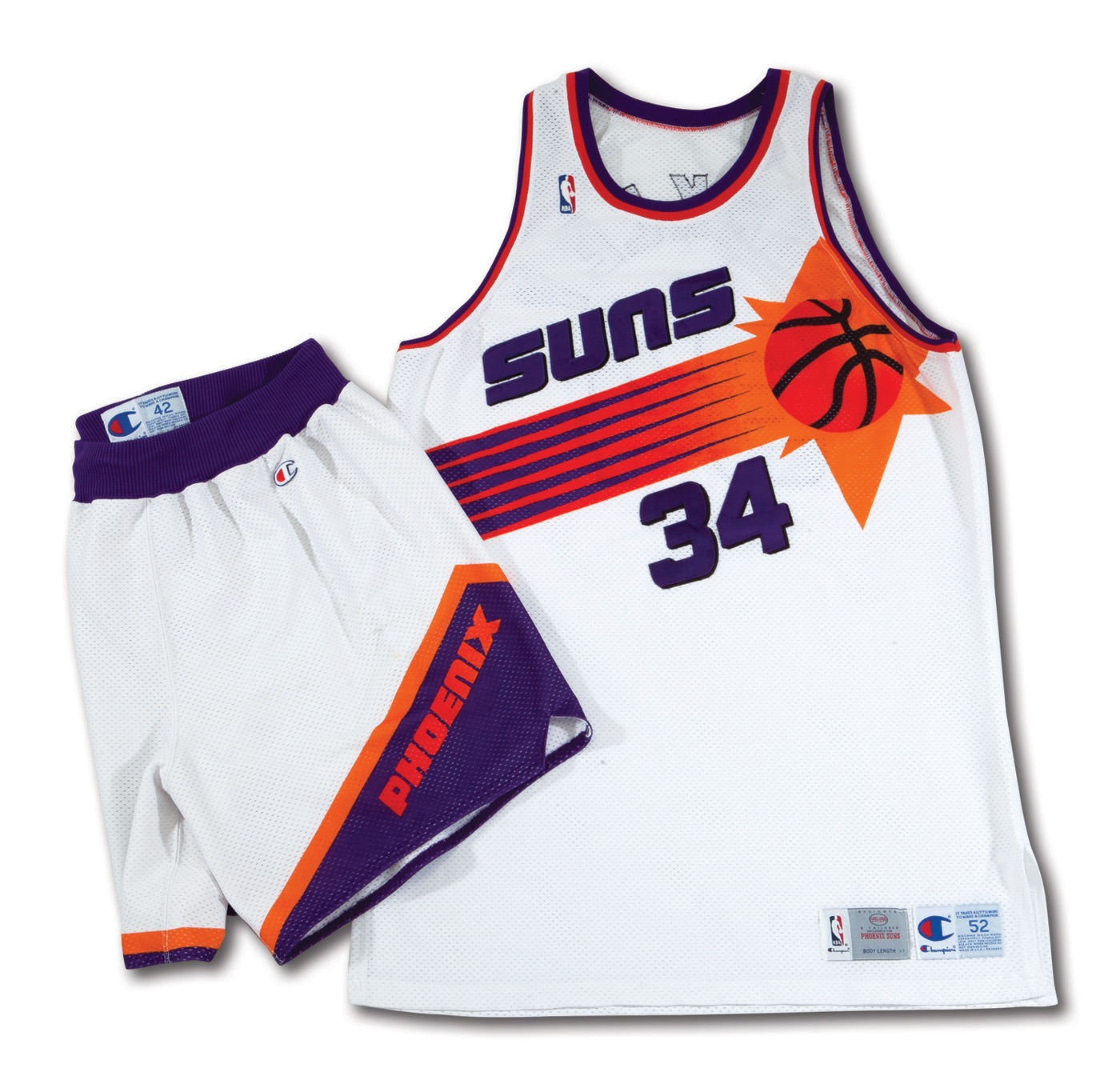 Phoenix Suns 34 Charles Barkley 1992-93 Vintage Jersey BLACK 