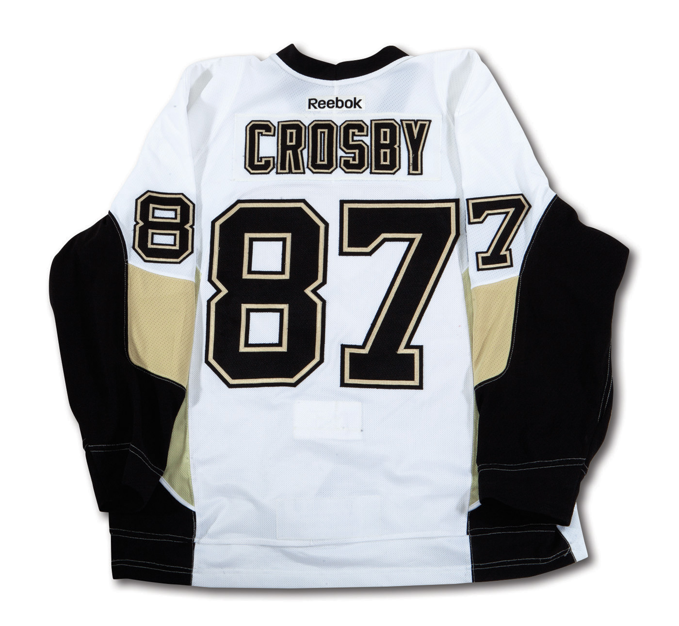 2008-09 Sidney Crosby Penguins Game Worn Jersey - Worn In 15 Games