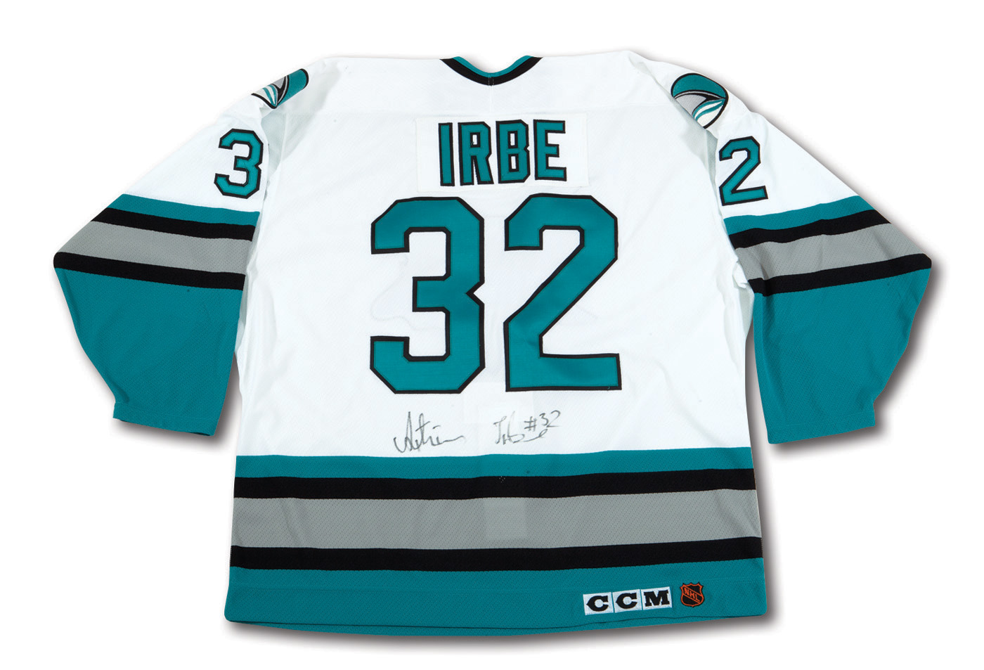 San Jose Shark's signed jersey found at goodwill East Bay. #12