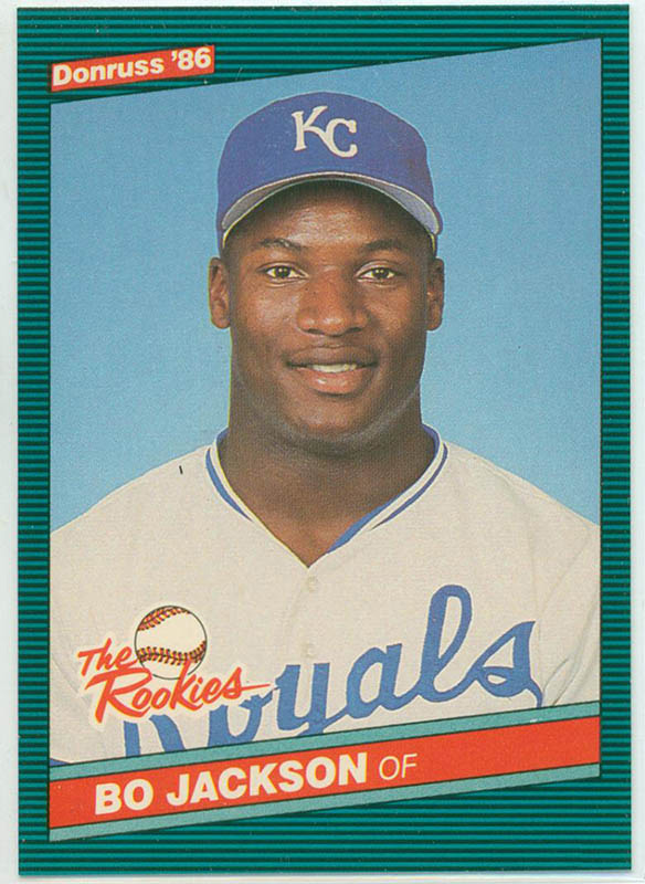 Lot Detail - 1986 BO JACKSON (ROOKIE YEAR) KANSAS CITY ROYALS GAME WORN  HOME JERSEY PHOTOMATCHED TO 1986 DONRUSS ROOKIE CARD